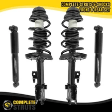 Front Complete Strut Assemblies & Rear Shock Absorbers for 2010-2013 Kia Soul
