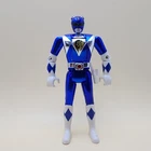 POWER RANGERS MMPR Movie (Vintage 1995) Metallic 5" BLUE RANGER Flip Head RARE