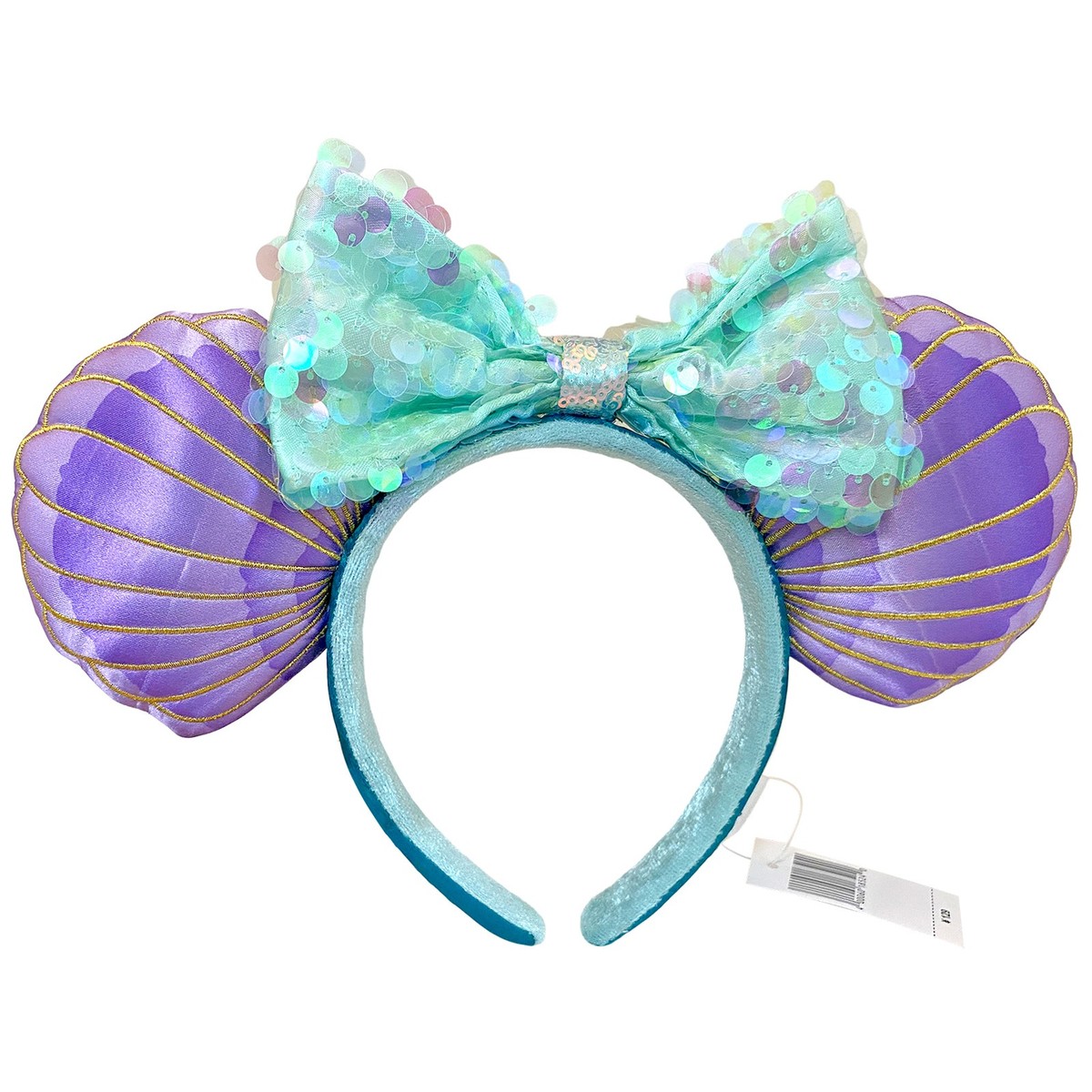 ?‍♀️ Disney The Little Mermaid inspired Stunning Sequin Minnie Ears Mermaid inspired Minnie ears. #mermaidinspiration#minnieears  main image 4