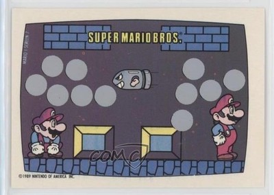 1989 Topps Nintendo Scratch-Off Game Super Mario Bros Screen 7 #7 0eq9