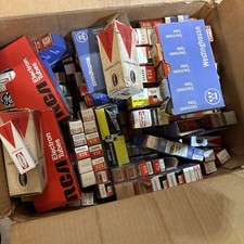 LOT Of Popular Vacuum Tubes OVER 120 SOME TESTED GOOD