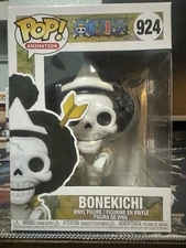 Funko Pop! Brook - One Piece Bonekichi #924 with FREE Protector 