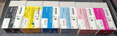 Epson Disc Producer PP-50 PP-100 Ink Cartridge Color Full Set Of 6 Refilled