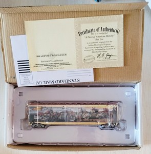 HAWTHORNE VILLAGE INDIAN MOTORCYCLE EXPRESS HO SCALE BOXCAR