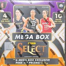 Panini 2025 Select WNBA Basketball Mega Box - 40 Sports Trading Cards