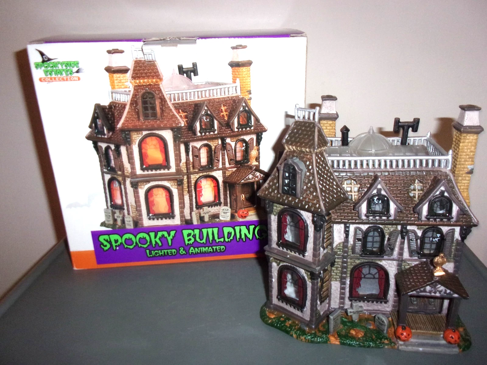 SPOOKYSIDE ESTATES THE ALFORD MANSION HALLOWEEN VILLAGE HOUSE