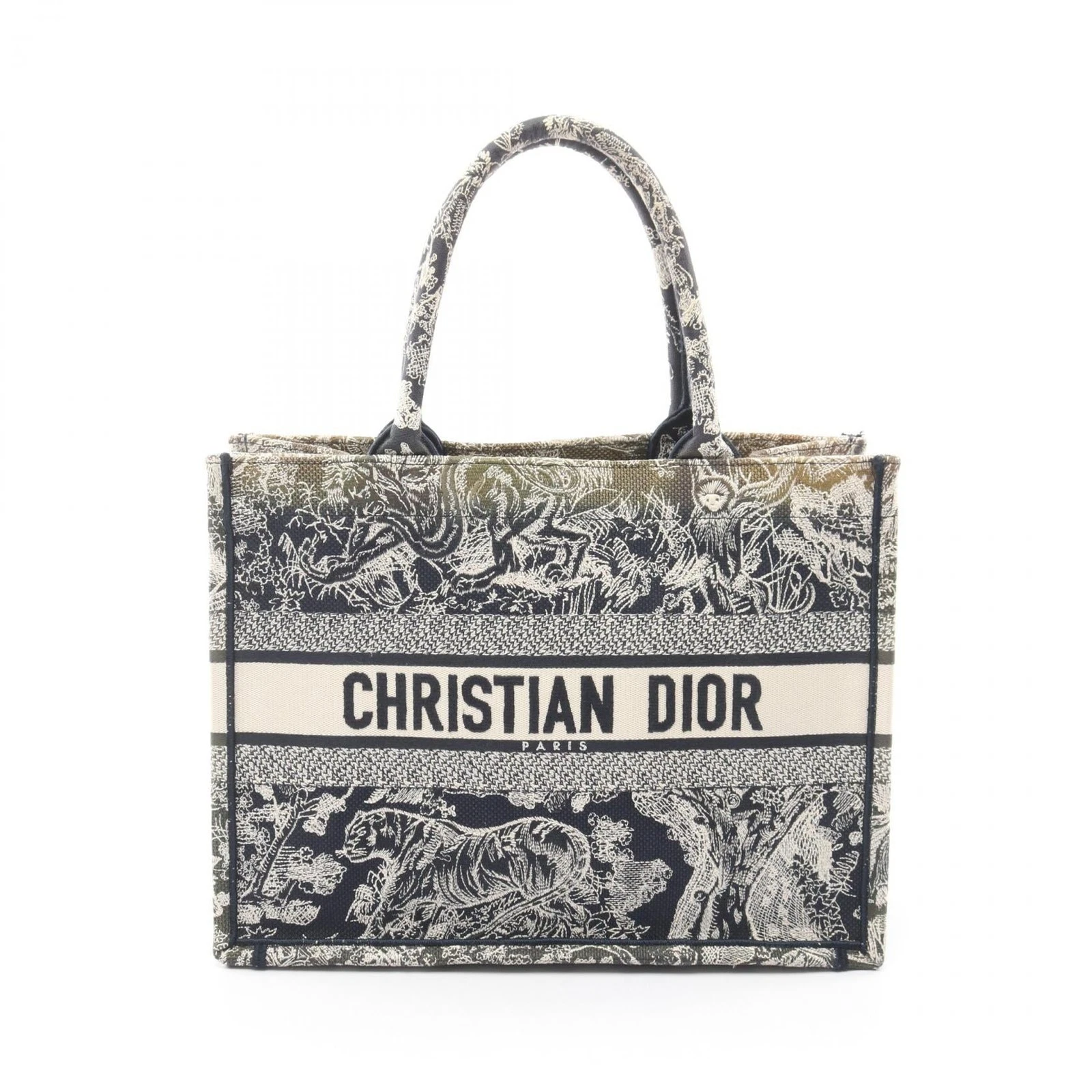 Dior — Christian Dior BOOK TOTE Tote Bag Navy Canvas #RCB4601