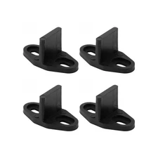 4Pack Black Floor Guide for Sliding Barn Door Hardware T Shape Guides Floor M...