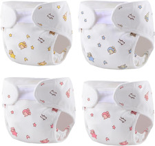 Reborn Baby Dolls Diapers Accessories 4-Piece Pack Fit for 17-24 Inch Reborn Dol