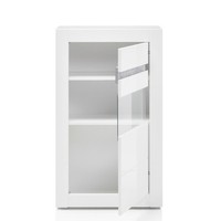 Moderne Kommode Wohnzimmer-Schrank Anrichte Flurschrank Weiß Hochglanz Highboard