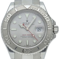 ROLEX Yacht-Master men's watch Rolesium roulette 16622(M) PT/Stainless Steel...