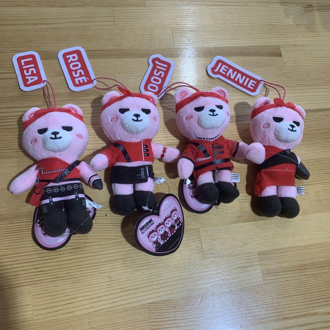 KRUNK × BLACKPINK BIGぬいぐるみ JISOO LISA BLACKPINK x KRUNK Jisoo Plush Doll Stuffed Toy How You Like