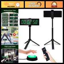 Large Digital Gym Timer Clock - Fitness Stopw...