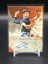 2018 Diamond Kings Dillon Peters DK Rookie Signatures Autograph RC #22 Miami
