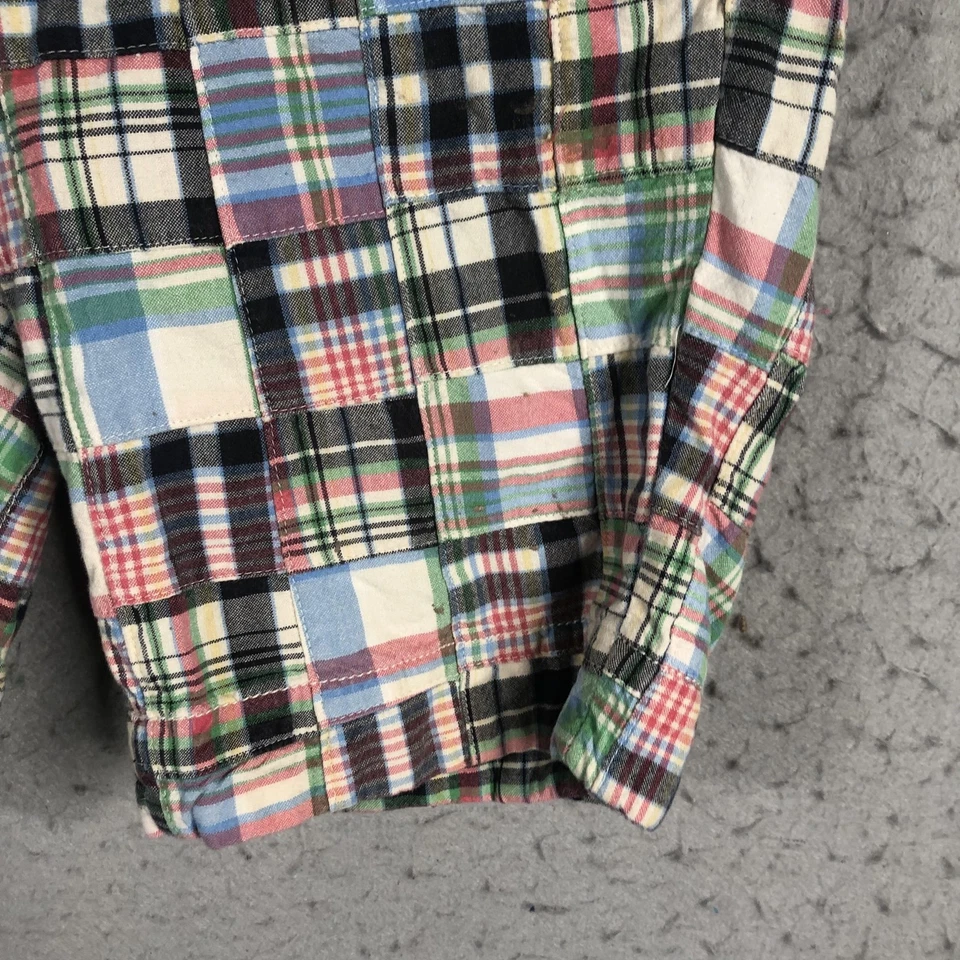 Pantalones Cortos Aeropostale Mujer 3 Patchwork Cuadros Madras Preppy Patchwork Retro Años 70 Foto 3 de 4