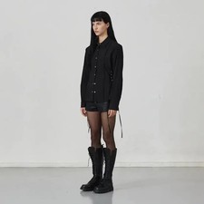 Leganet Chloe Corset Shirt Black 