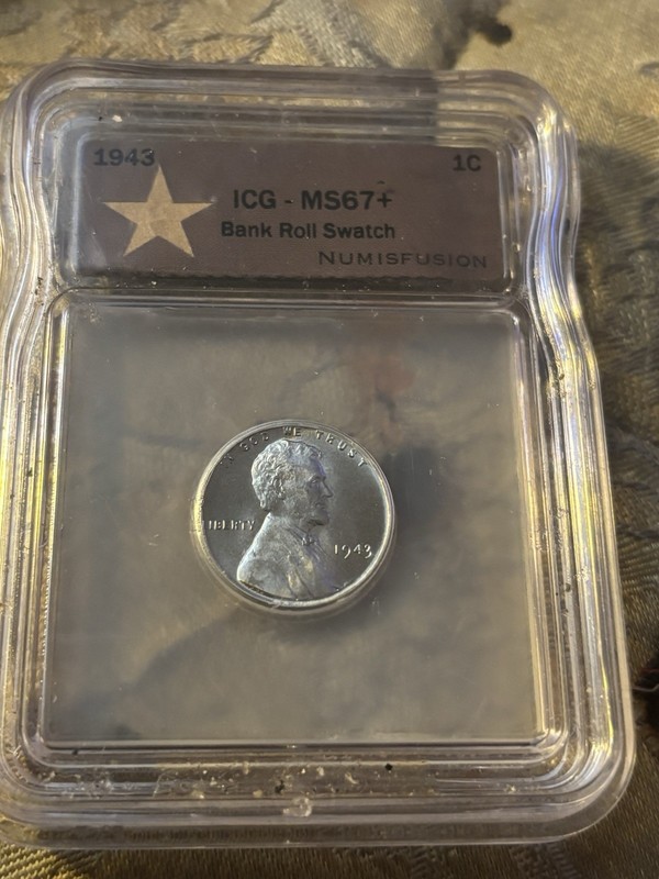 1943 P NGC MS67+ Lincoln Steel Cent 1c US Mint Wheat Penny 1943-P MS-67 Plus CAC
