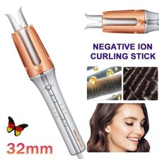 Automatischer Lockenstab 32 mm große Locken Selbstrotierender Lockenwickler DHL