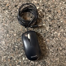 Microsoft Basic Optical Mouse V 2.0 Model 1113 USB Wired Black