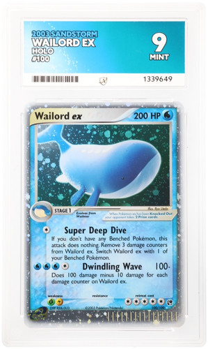 Wailord ex graded ACE 9 for sale on eBay