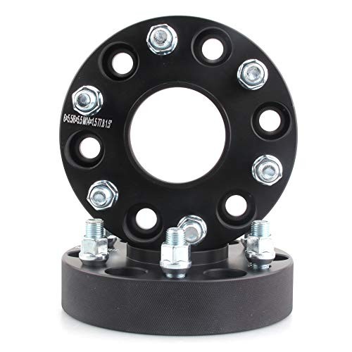 4PC Black 6x5.5 Hubcentric Wheel Spacers 1.5 Inch with 14x1.5 1.5 Inch-4 PCS - Picture 6 of 7