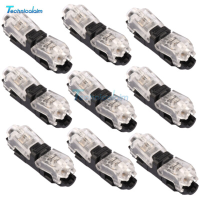 1~10 Quick Wire Connector Terminals straight type No Stripping fit 18-22AWG wire