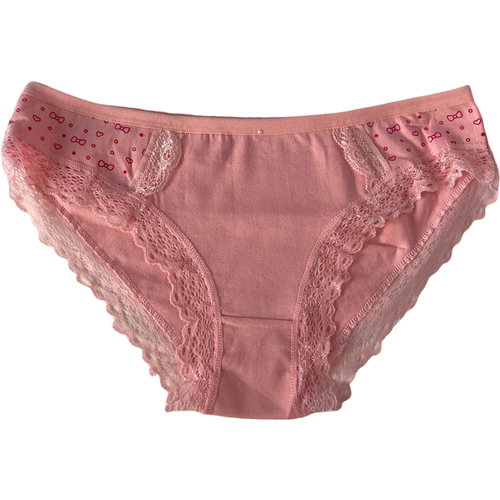 Nice 5 Women Bikini Panties Brief Floral Lace Underwear Size M L XL (F302) - Picture 3 of 6