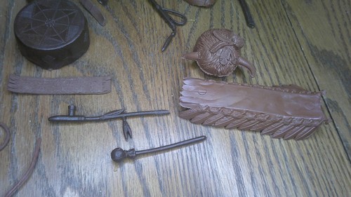 vintage 1960's Chief Cherokee plastic figure in original box w/ inst. complete, - Picture 20 of 24
