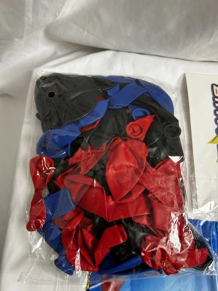 Spider-Man  Birthday Decoration, Tablecloth, Banner Etc - Image 2 of 4