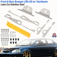For 96-00 Honda Civic EK3 EK4 EK9 Hatchback Coupe Front & Rear Bumper Lifts Kit 