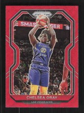 Chelsea Gray 2021 Panini Prizm WNBA Prizms Ruby Wave Las Vegas Aces #69