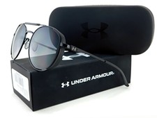 New Under Armour PURSUIT POLARIZED Sunglasses Matte Black / Gray Polar Lens