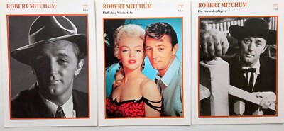 S70 3x Starfilmkarten -  ROBERT MITCHUM