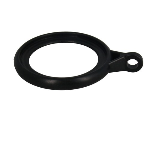 10/20 Pcs Dia 3.7mm Curtain Rings Plastic Swivel Drapery Ring for
