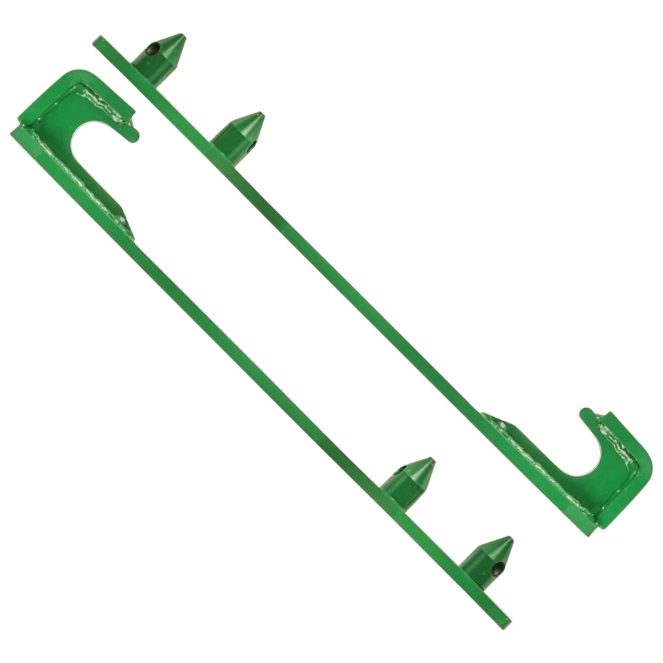 Caltric Mounting Brackets For John Deere Tractor Loader Quick Tach Weld On - Image 4 of 4