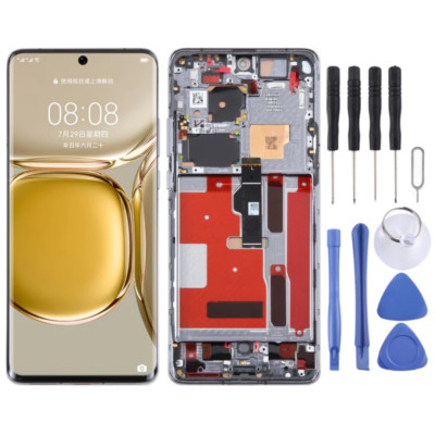 Original For Huawei P50 Pro Display LCD Digitizer Touch Screen Replacement Frame