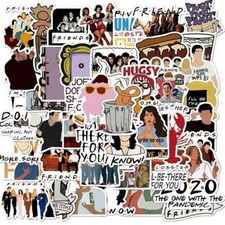 FRIENDS TV Show Vinyl STICKERS B I'LL BE THERE FOR YOU Pivot HOW YA DOIN