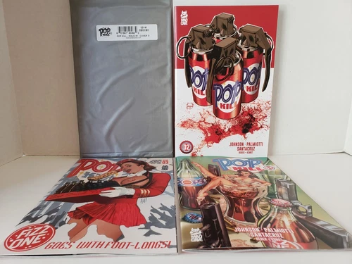 Pop Kill #1 2 3 4 - Hand Selected Variant Cover Set - 2025 Mad Cave!