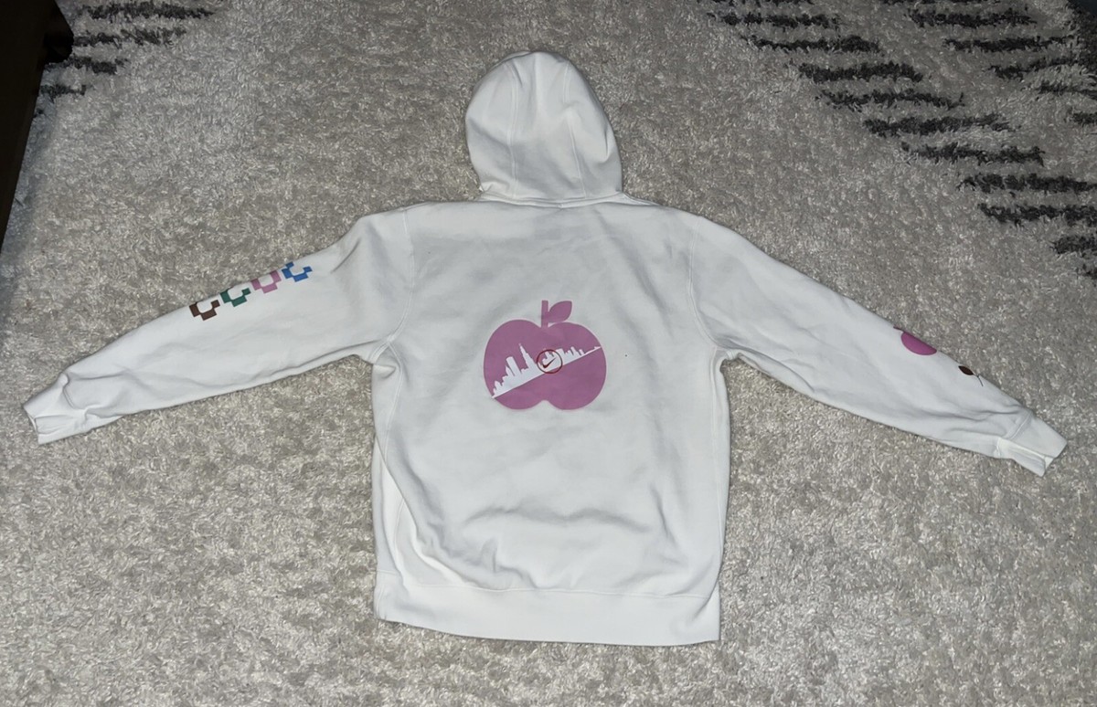 Nike Chicago New York Apple Dove Hoodie Sweatshirt Size Large | eBay