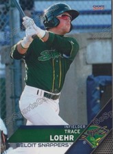 2017 Beloit Snappers Trace Loehr RC Rookie Oakland Athletics