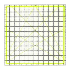 Quilting Ruler12.5"X12.5" Square Quilting Rulers Fabric Cutting Ruler Acrylic...