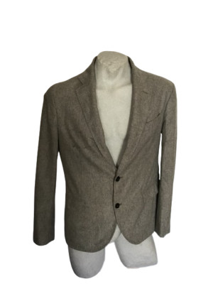 Caesar Jacke Herren Ungefüttert Art. 636025 Elegant 100% Wolle Vergine Gr. 52
