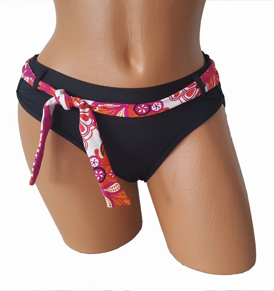 JAG новый твердый черный женский размер L большой 12 14 купальник бикини низ $45 S966-L - Изображение 2 из 3