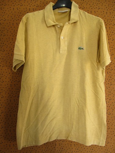 Polo Lacoste Homme Devanlay Manche Courte Made in France Moutarde Jersey - 4 - Photo 1/5