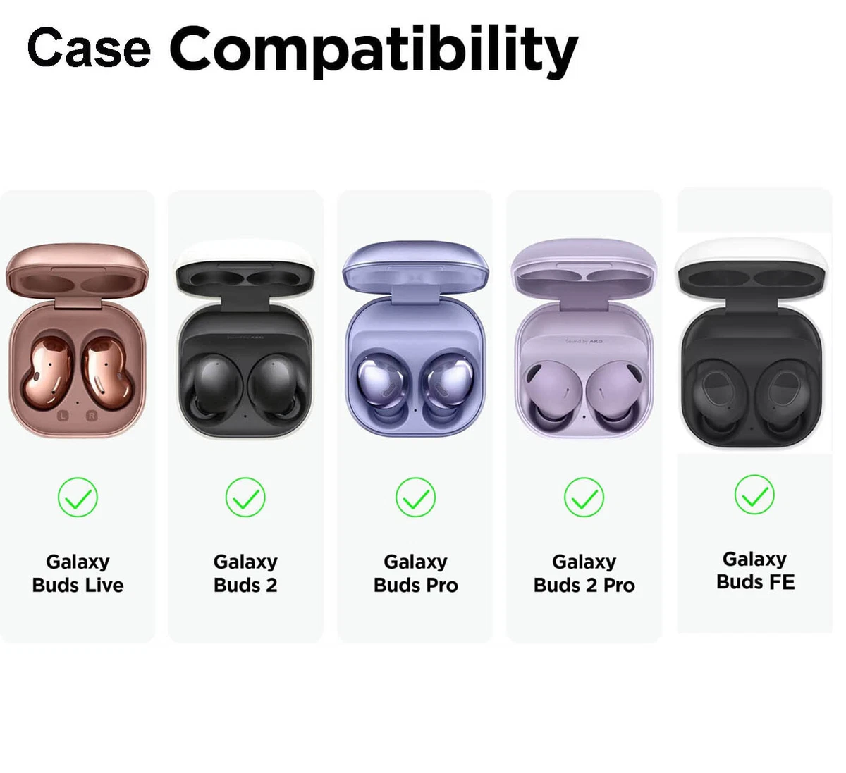 TPU Clear Case Cover For Samsung Galaxy Buds FE Galaxy Buds 2 2Pro