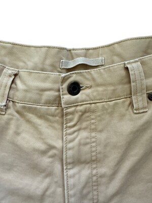 LL Bean 1912 Jeans Mens 35x30 Khaki Standard Fit Straight Leg