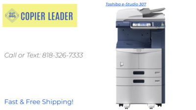 Toshiba e-Studio 307 -Copier Printer Scanner MFP Copy Machine