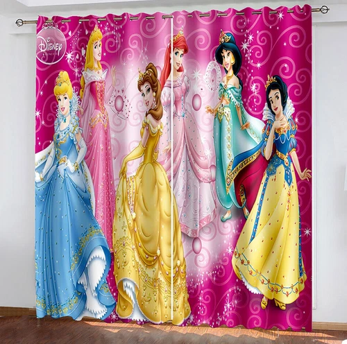 Girls3Dbeauty Princess Bedroom Blackout Curtains Thermal Ring Top Eyelet Gift - Picture 9 of 13