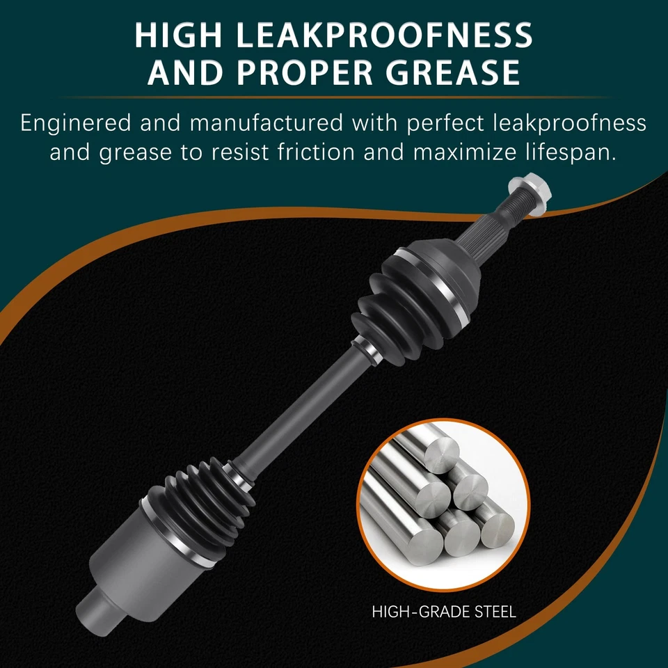 2x Front CV Axle for Buick Enclave Chevrolet Traverse GMC Acadia Saturn Outlook Foto 2 de 4