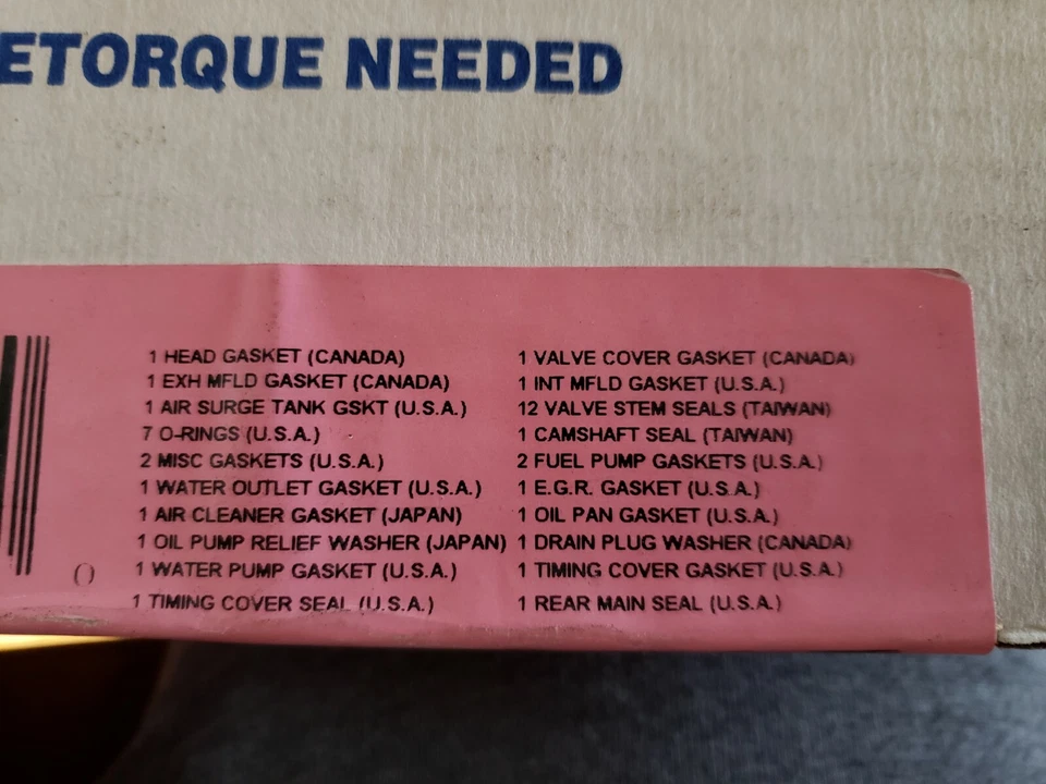 Juego completo de juntas de motor ROL FS32661 NOS Foto 2 de 3